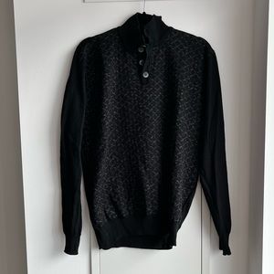 Men’s Black Crewneck Sweater